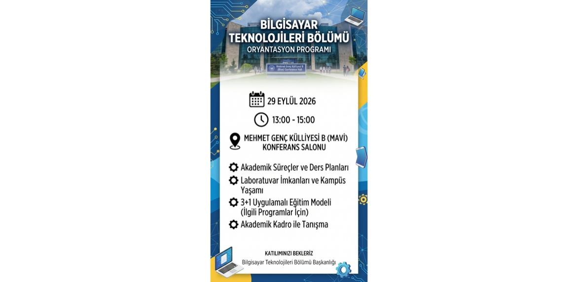 Oryantasyon Toplantısı Duyurusu